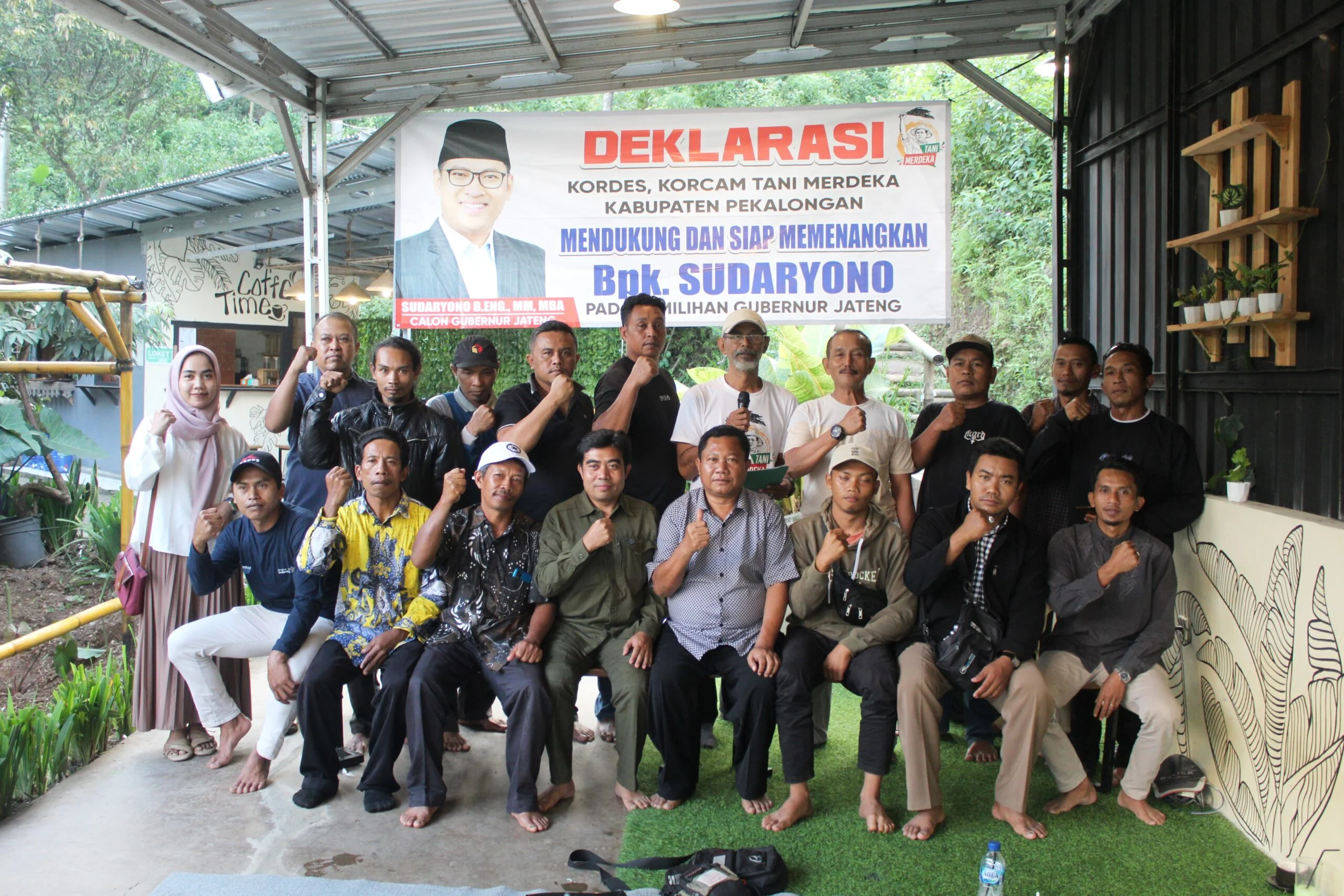 KONSOLIDASI – DPC Tani Merdeka Kabupaten Pekalongan terus melakukan konsolidasi di tiap Kecamatan untuk pemenangan Sudaryono sebagai calon Gubernur Jawa Tengah (31/05/2024 – dok. Bagus AA - Rasika FM Pekalongan)