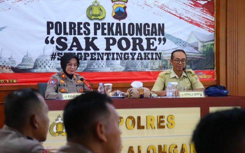 Polres Pekalongan bersama DKPP melakukan rencana sosialisasi penanganan Penyakit Mulut dan Kuku (dok. Humas)