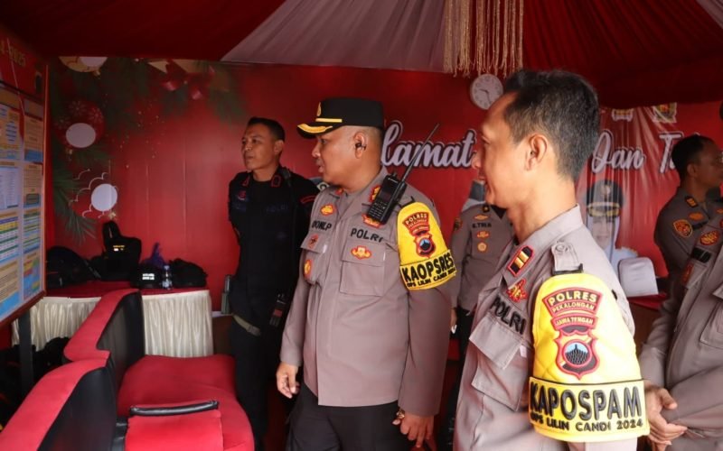 PANTAUAN - Kapolres Pekalongan, AKBP Doni Prakoso saat melakukan kunjungan di rest area 338A (dok. Istimewa)