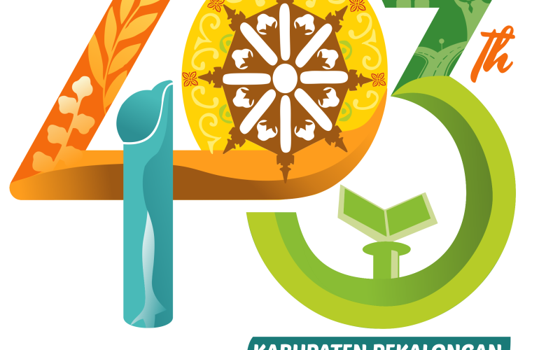 Logo Hari Jadi Ke - 403 Kabupaten Pekalongan 2025