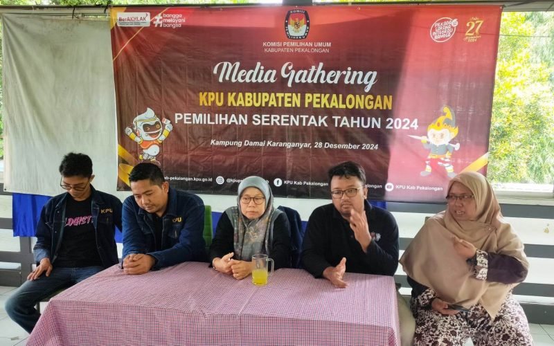 MEDIA GATHERING - KPU Kabupaten Pekalongan menggelar "Media Gathering" sebagai bahan evaluasi dan masukan dari media (dok. Istimewa)