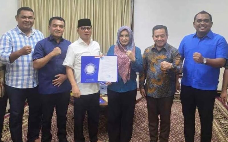 REKOMENDASI - Fadia - Sukirman telah mendapatakan rekomendasi dari DPP PAN untuk maju dalam Pilkada 2024 (dok.Istimewa)