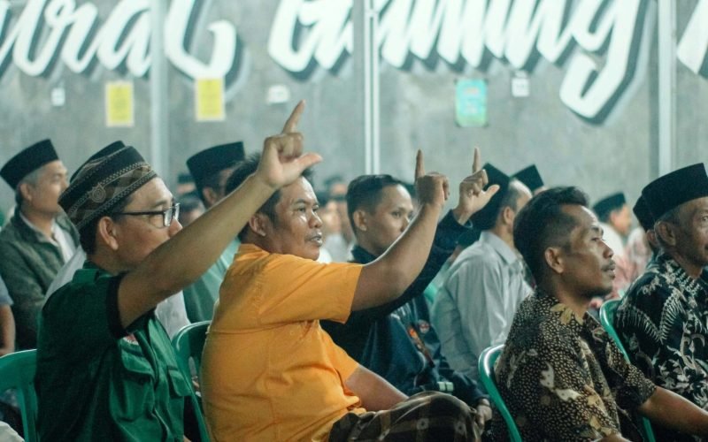 LUTHFI - YASIN - Suasana tasyakuran Santri Gayeng Nusantara atas kemenangan Luthfi - Yasin dalam Pilkada Jawa Tengah 2024 (dok. Istimewa)