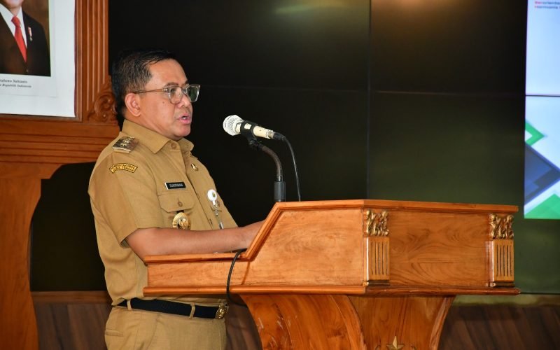 Plt Bupati Pekalongan Sukirman menanggapi pertemuan tertutup Pimpinan DPRD dengan sejumlah pimpinan partai politik. Ia menyebutnya sebagai bagian dari proses demokratisasi dan “tidak menjadi problem” (dok. Istimewa).