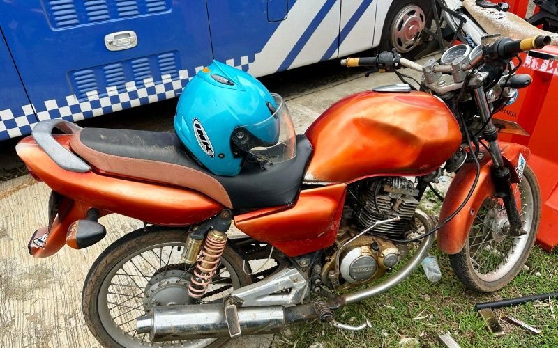BBM SUBSIDI - Motor yang dilakukan pelaku dalam membeli BBM bersubsidi untuk selanjutnya dipindahkan ke jerigen dan dijual kembali (dok. Humas)