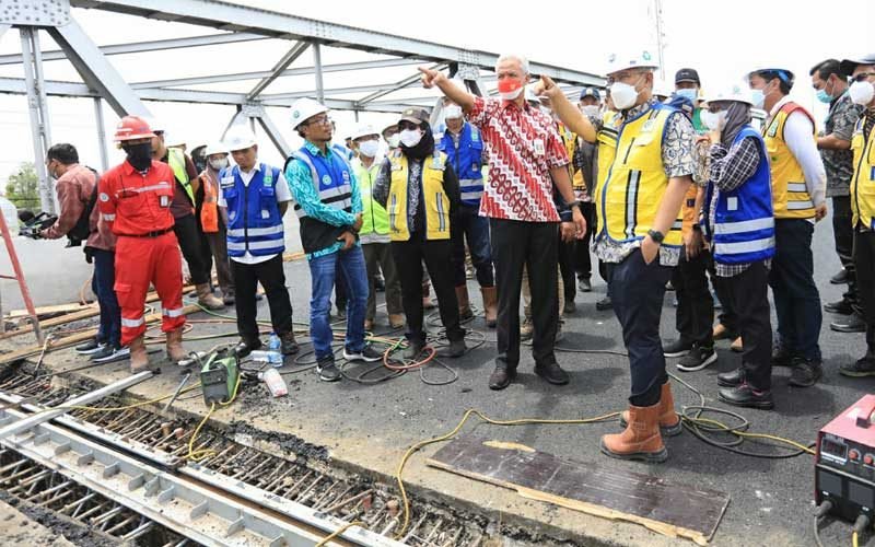 Sepekan-Pasca-Sidak-Jembatan-Wonokerto,-Jumat-Sore-Dibuka-Ganjar