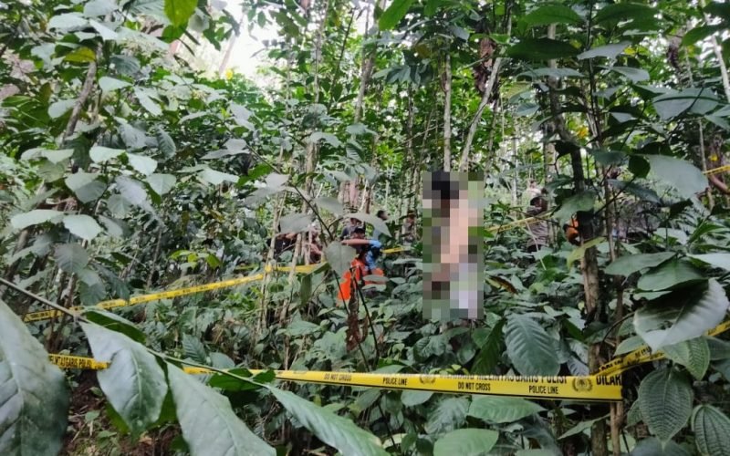 Korban bunuh diri di hutan pinus Kapundutan Petungkon Tembelangagung Lebakbarang (25/09/2023 - dok. Humas)