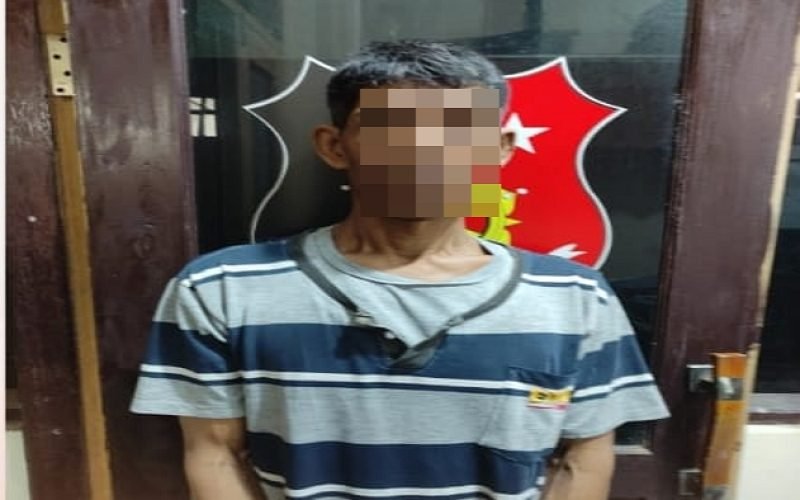 PLAY BOY - Tersangka R yang telah diamankan polisi dan telah menipu tiga korban (dok. Humas)