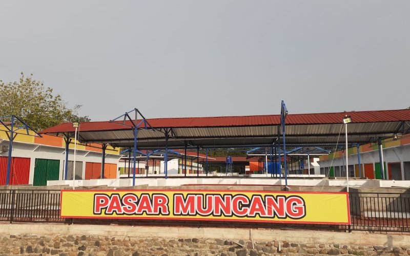 Pasar Baru Muncang yang siap ditempati oleh pedagang ex pasar Muncang agar menjadi pasar tradisional yang bersih dan nyaman (19/11/2023 - dok. Bagus Rasika FM)