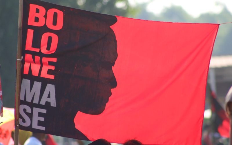 GOYANG GEMOY - Relawan "Bolone Mase" Kabupaten Pekalongan menggelar goyang gemoy yang diikuti ribuan relawan dari penjuru Kota Santri (04/02/2024 - Dok. Rasika FM)