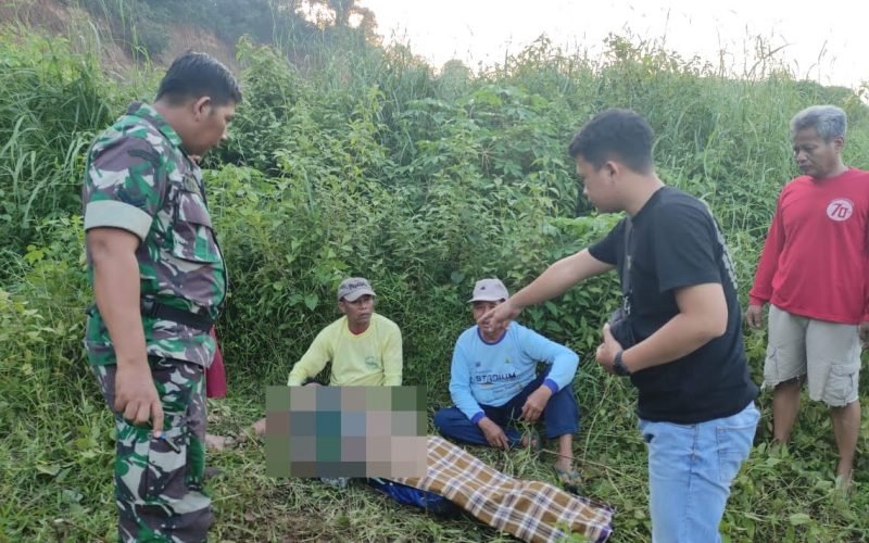 TKP - Petugas langsung melakukan olah tempat kejadian perkara di lokasi kejadian (dok. Humas)