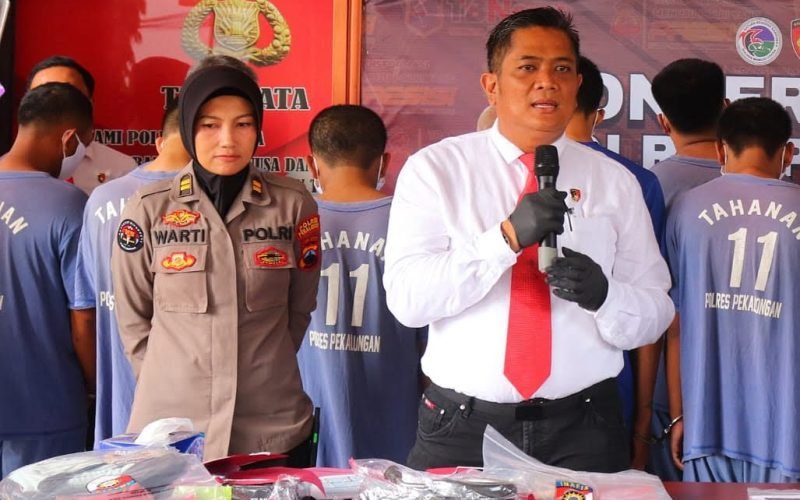 CURANMOR - Kasat. Reskrim Polres Pekalongan, AKP Isnovim C saat jumpa pers di Mapolres Pekalongan (dok. Humas)