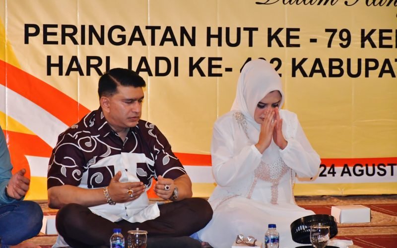 Doa Bersama Antar Umat Beragama dalam rangkaian kegiatan peringatan Hari Jadi ke-402 Kabupaten Pekalongan (24/08/2024 - dok. Istimewa)