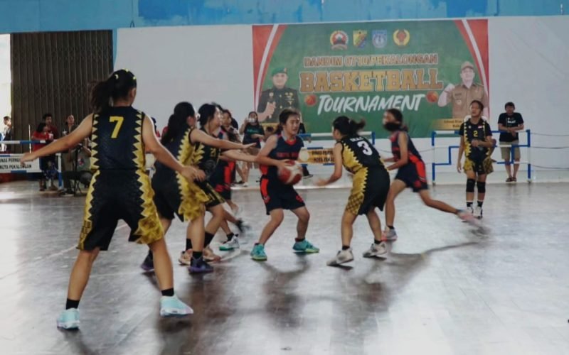 Tournament basket tingkat SD - SMP di Lapangan Gor Jetayu Kota Pekalongan (28/08/24 - dok. Pendim 0710)