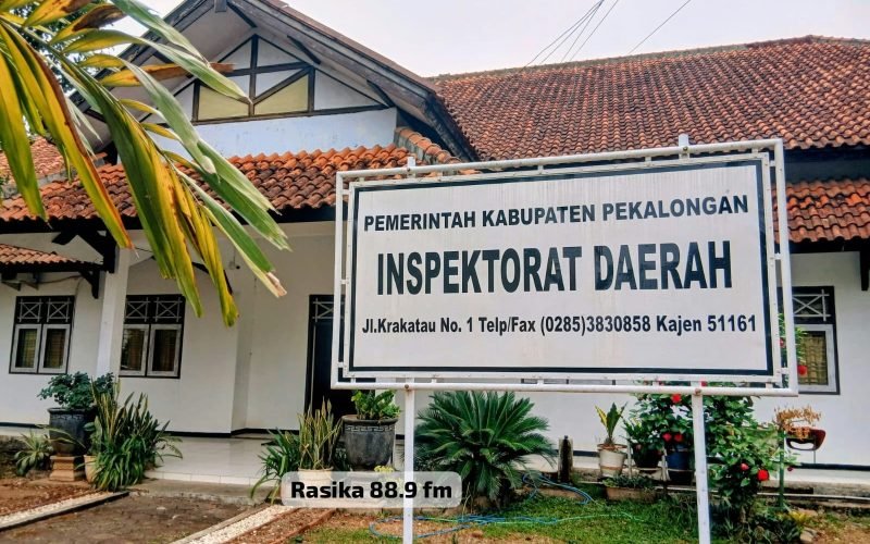 Kantor Inspektorat Daerah Kabupaten Pekalongan di Kajen, yang berperan dalam pengawasan internal pemerintahan serta mendukung upaya pencegahan penyimpangan dan penguatan integritas aparatur (dok. Bagus - Rasika FM)