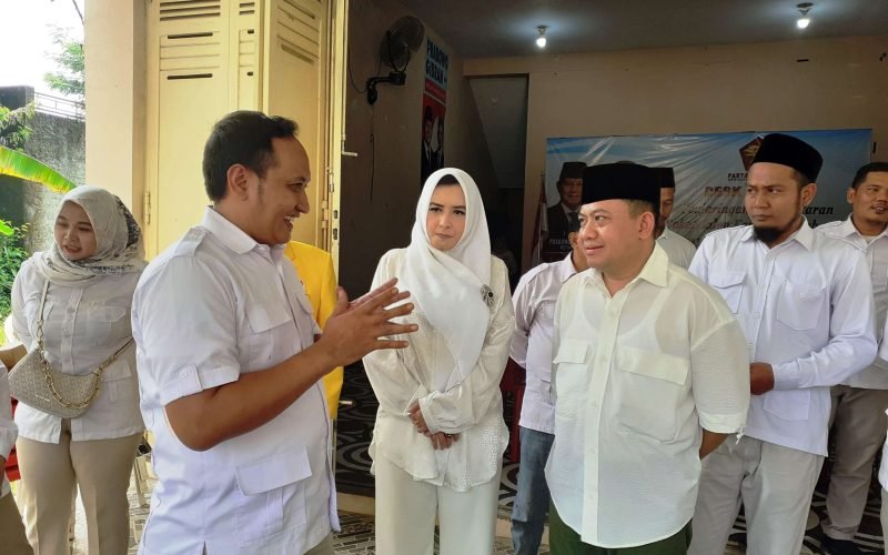 PILKADA 2024 - Bupati Fadia dan Sukirman resmi mendaftar sebagai pasangan Bupati dan Wakil Bupati di Partai Gerindra (Dok. Bagus Rasika FM)