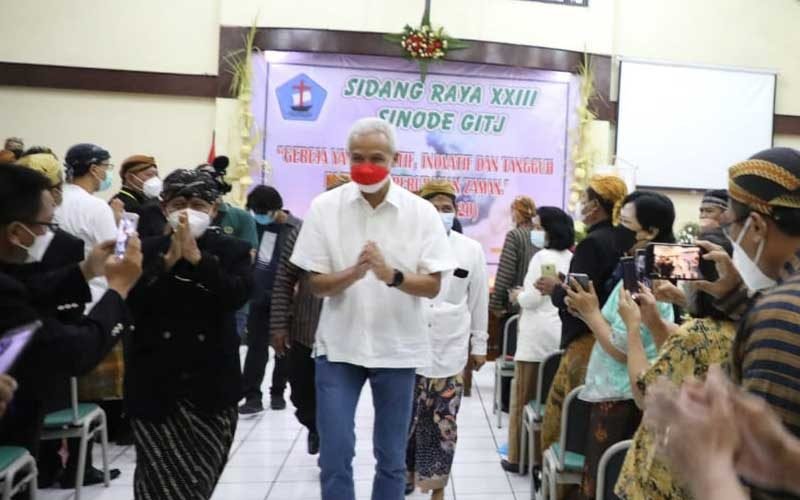 usai-membuka-Sidang-Raya-XXIII-Sinode-Gereja-Injil-di-Tanah-Jawa-(GITJ),-di-Wisma-Elika-Bandungan,-Kabupaten-Semarang,-Minggu-(2442022).